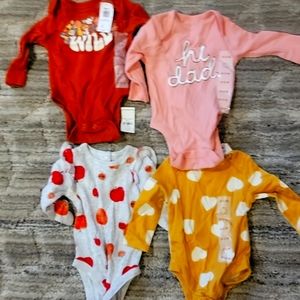 Long sleeve baby tops